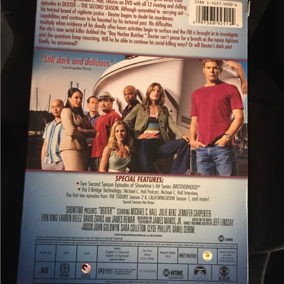 Dexter - The Complete Second Season (DVD, 2008, 4-Disc Set) - Picture 6 of 6